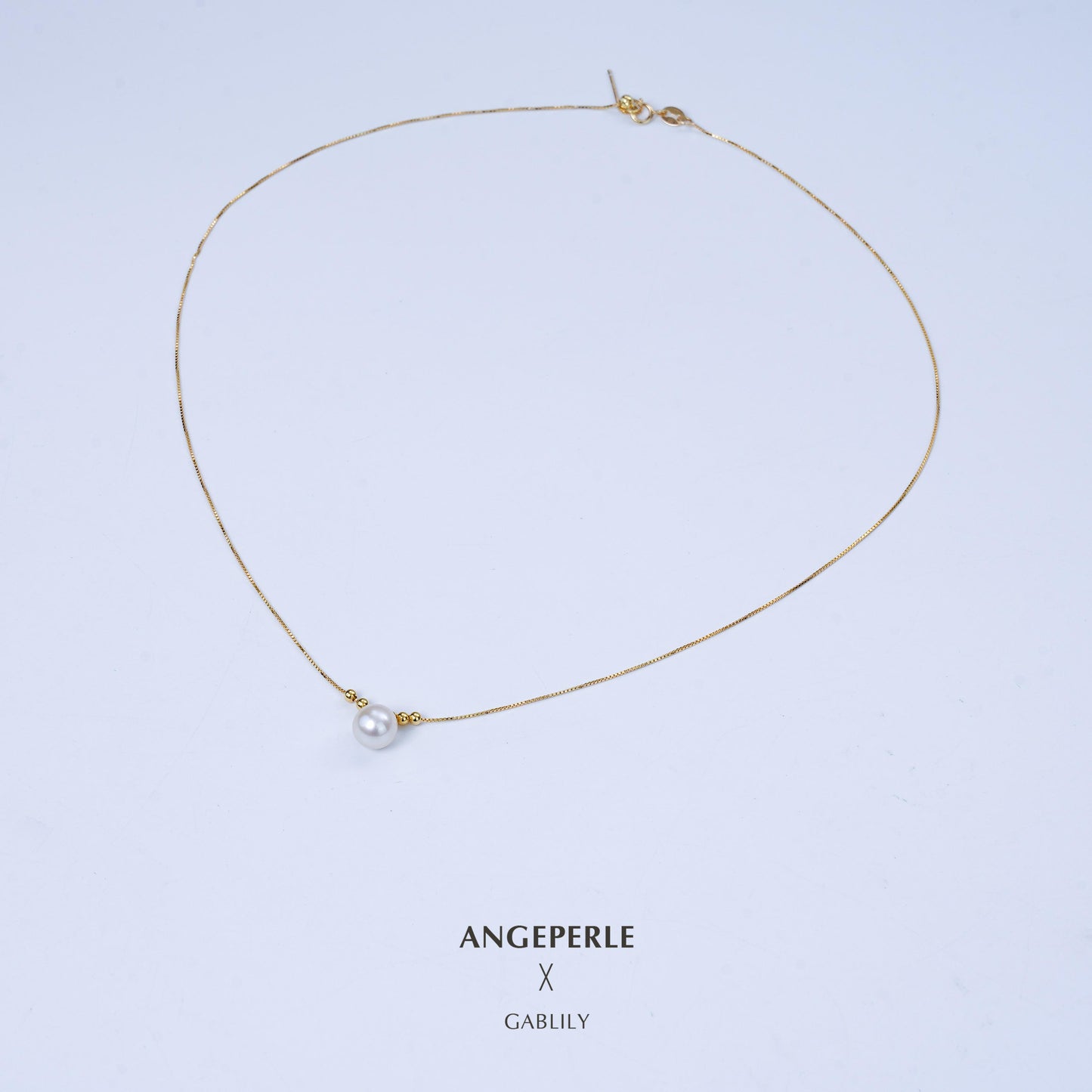 Gablily 6+1 White Pearl Pendant: 8-9mm Freshwater 18k Gold Beans + Free S 925 Silver Chain (zpjcy116)