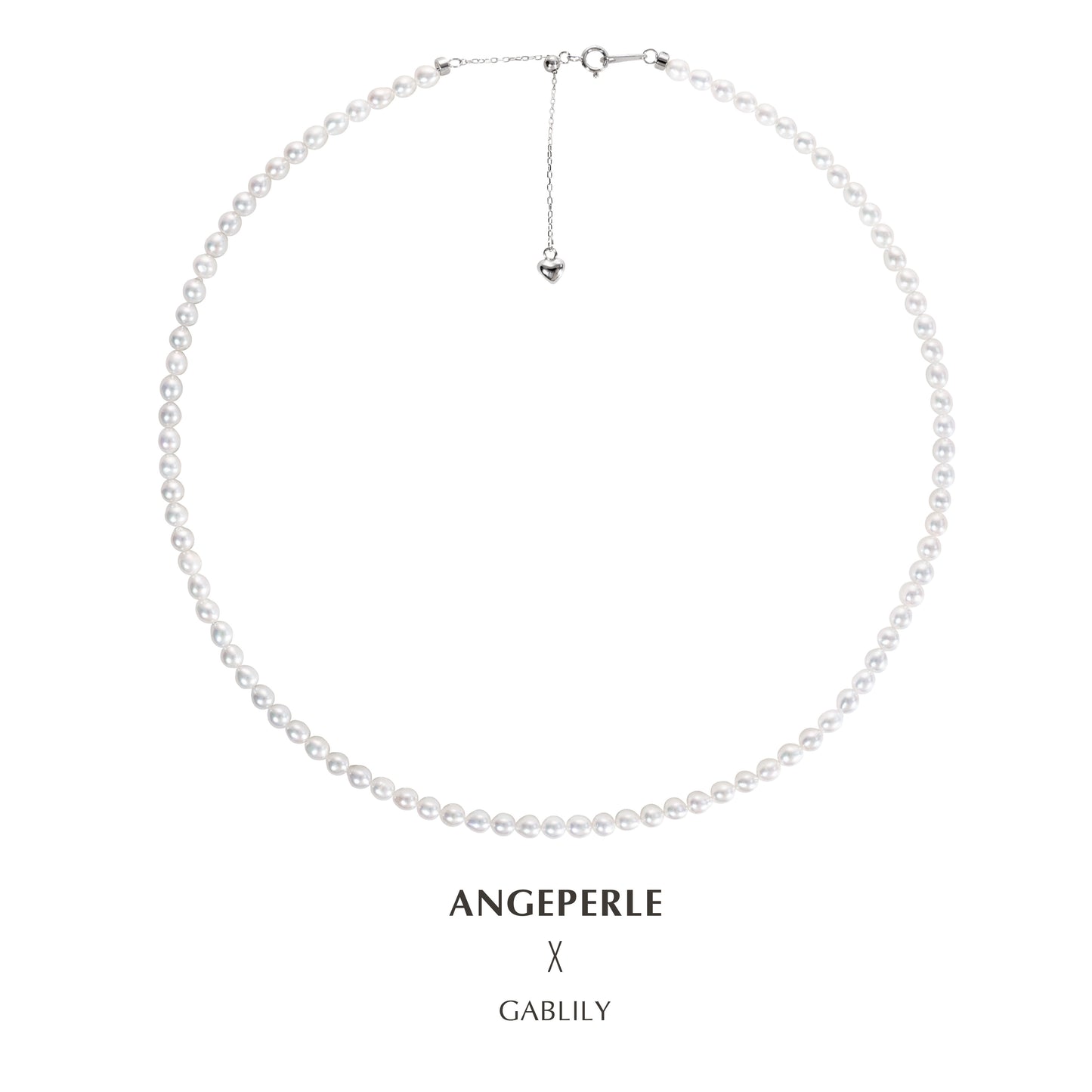 Gablily Baby Pearl Necklace: 4-5mm Freshwater S925 Silver (TSJCY581)