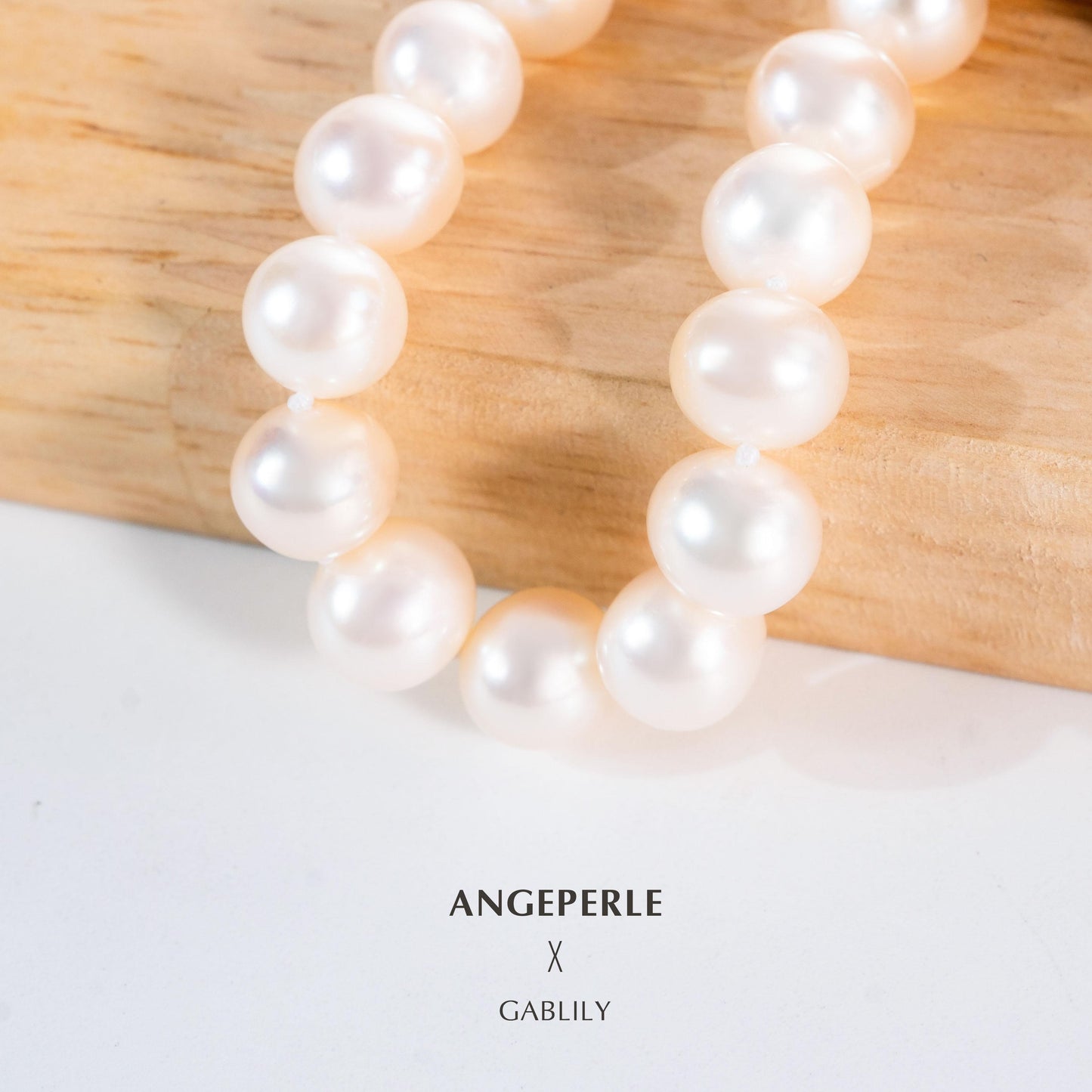 A Gift Dedicated To Mothers All Over The World Gablily White Pearl Necklace: 7.3-8.3mm Freshwater S925 Silver (TSJCY740)