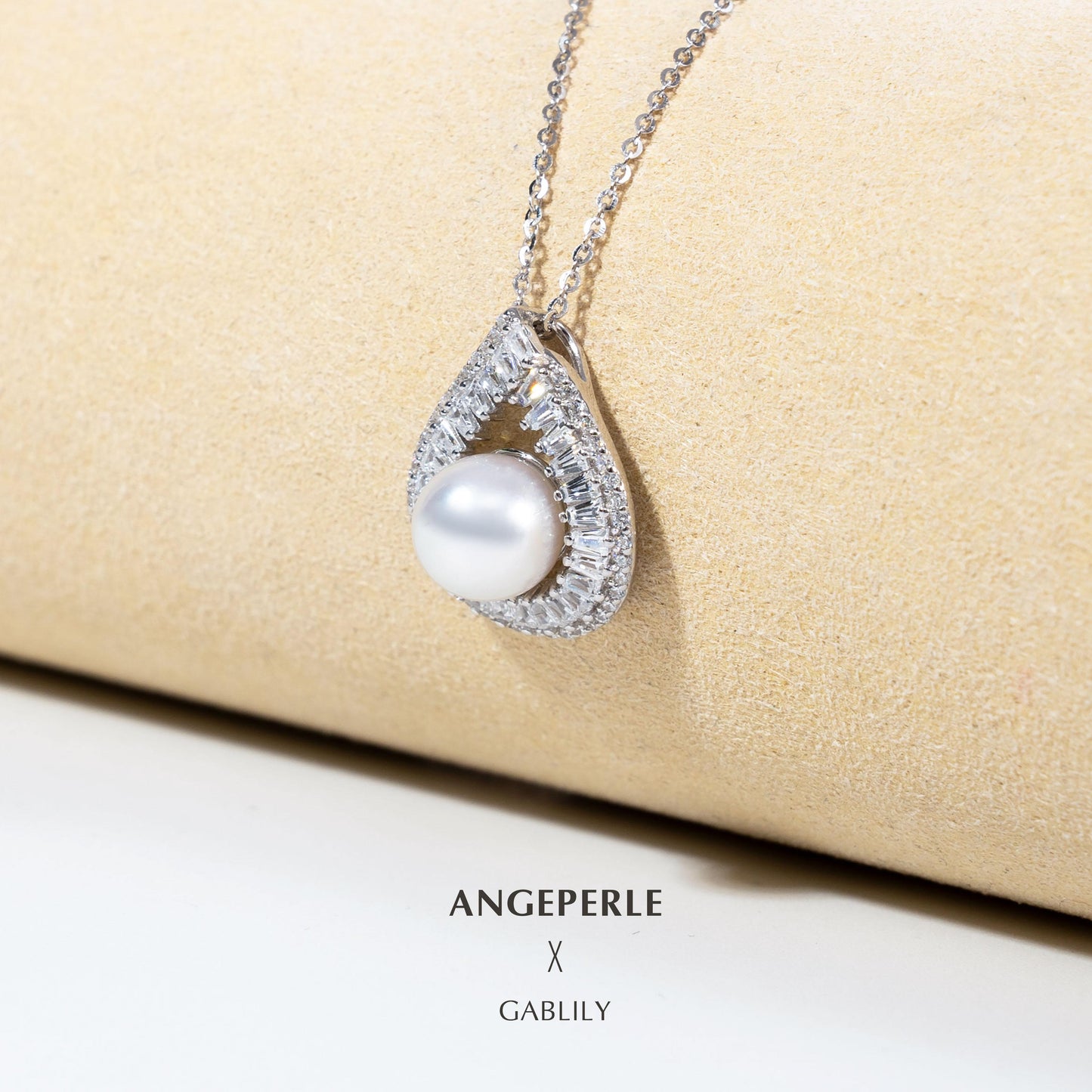 Shining Seawater Pearl Pendant ：8-9mm Seawater S925 Silver (TSJCY598)