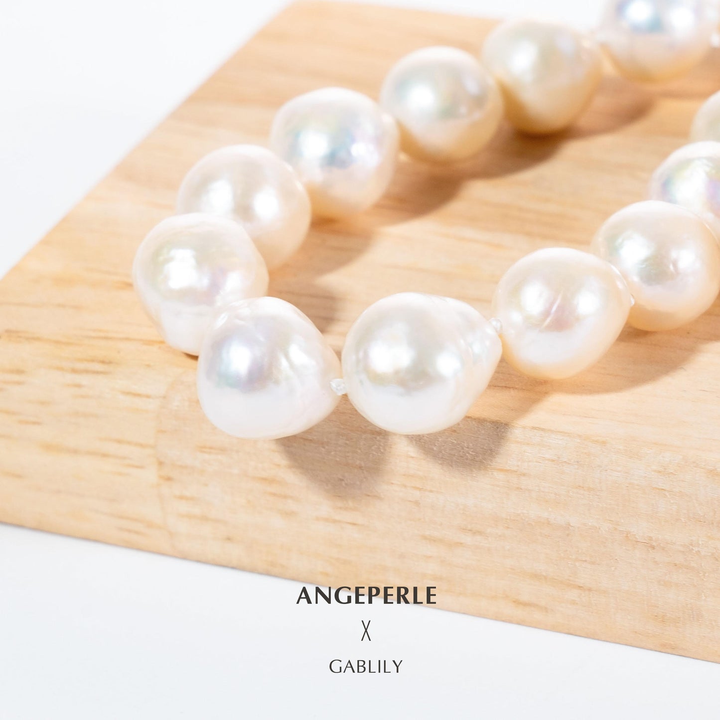 Gablily Baroque Pearl Bracelet ：9-11mm Freshwater S925 Silver (TSJCY654)