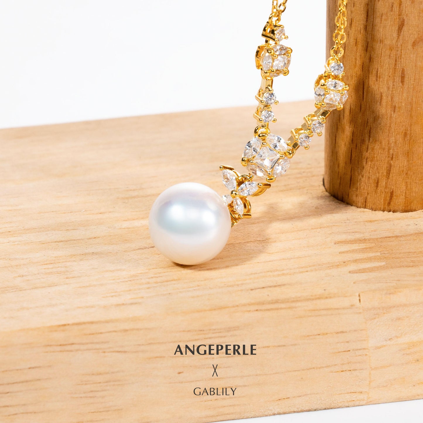 Gablily Vibrant Round Pearl Pendant Gorgeous Fashion Style: 11-12mm Freshwater S925 Silver (TSJCY670)