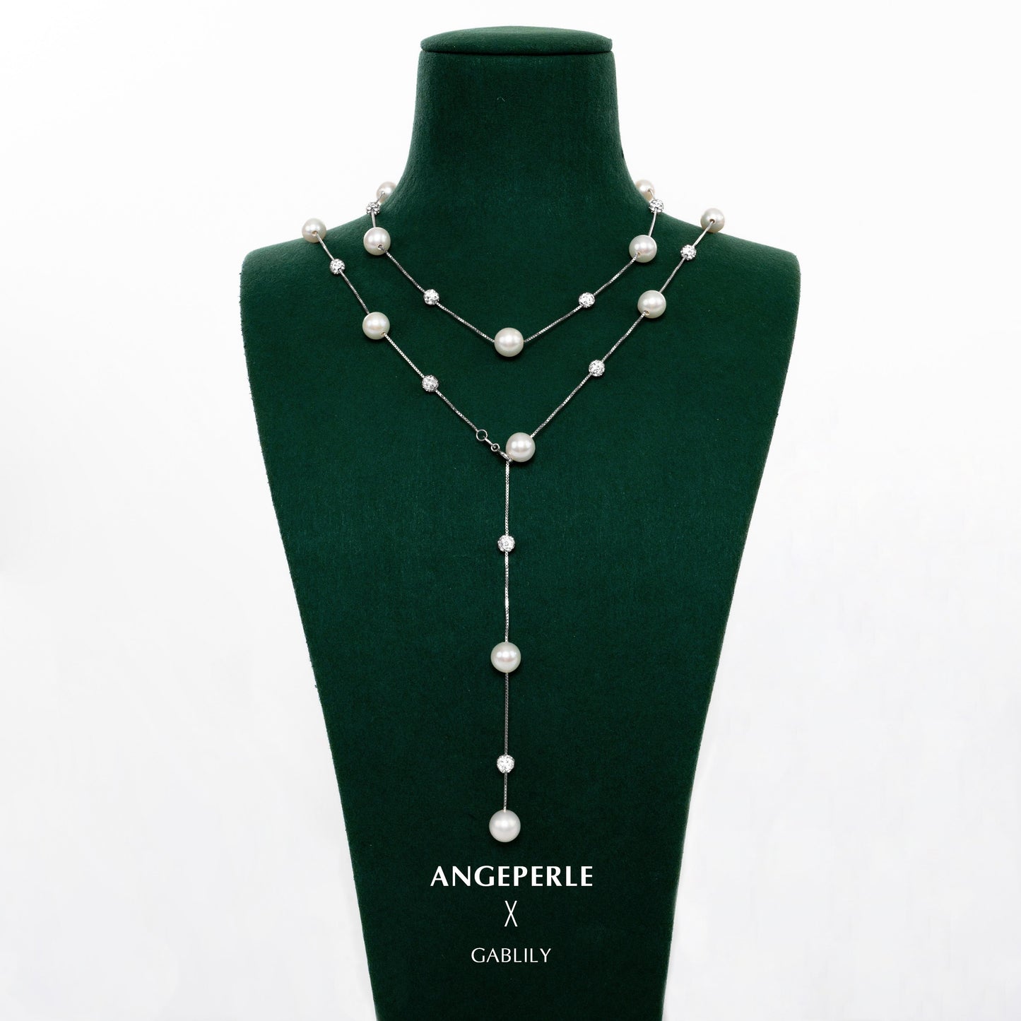 Starry Sky Design Pearl Necklace Big And Small Beans：7-8mm Freshwater S925 Silver (tSSz130)