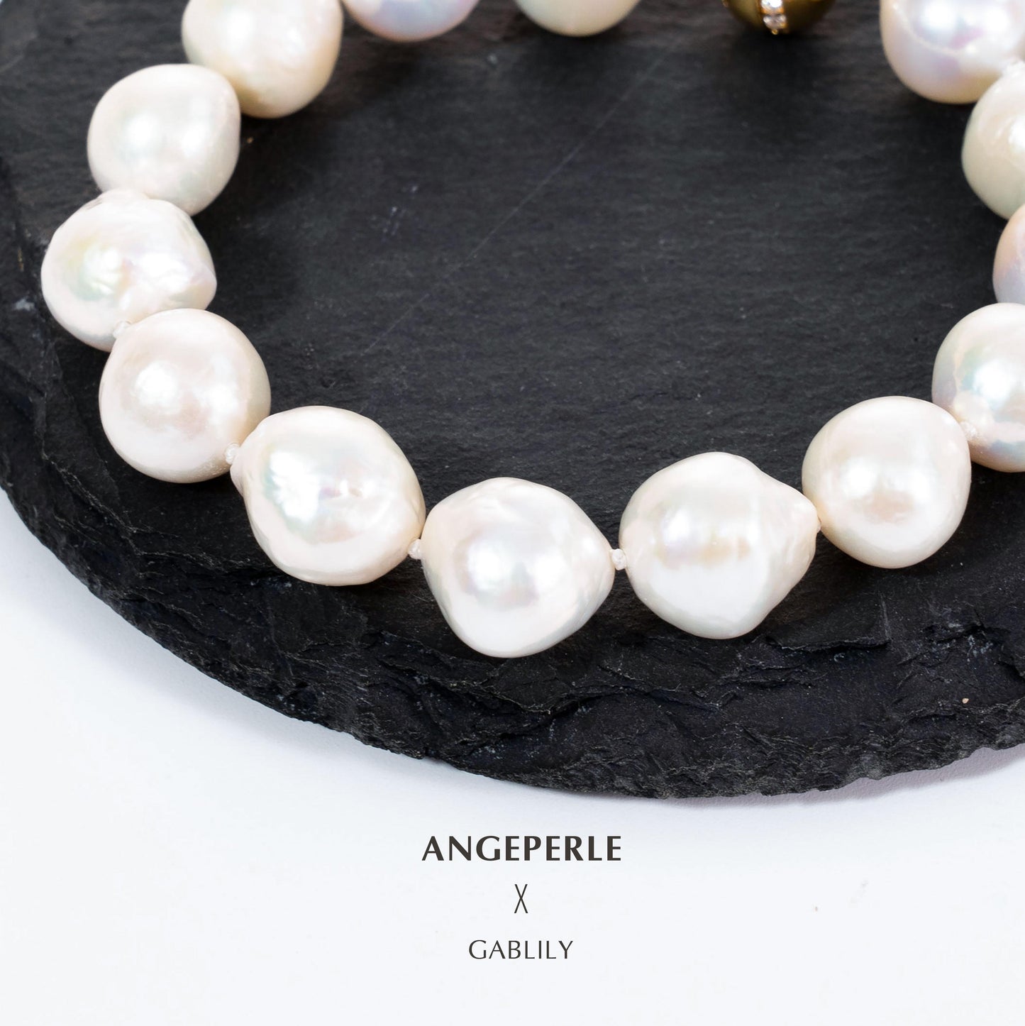 Gablily Baroque Pearl Bracelet ：9-11mm Freshwater S925 Silver (TSJCY654)