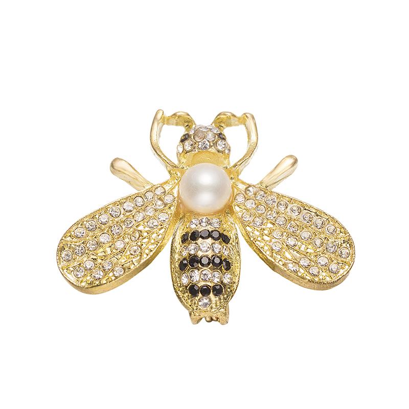 Bee Pearl Brooch Welfare Products：6-8mm Freshwater Alloy (TSBJ2201)