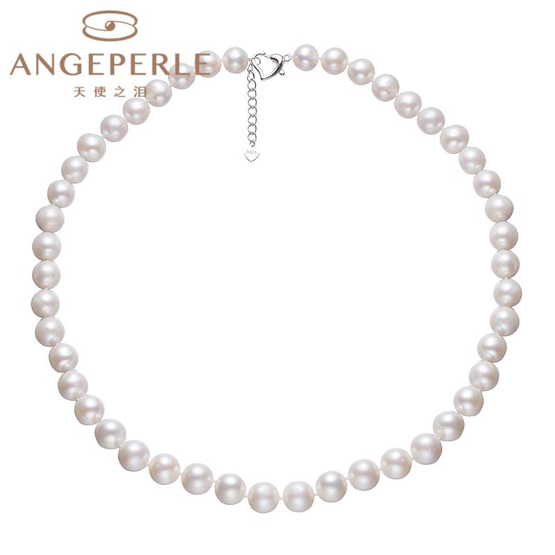 Versatile Everyday Pearl Three-Piece Set Necklace, Bracelet And Earrings: Necklace 8.5-9.5mm Bracelet 6.5-7.5mm Earrings 7.5-8.5mm Freshwater S925 Silver (TSZL115)