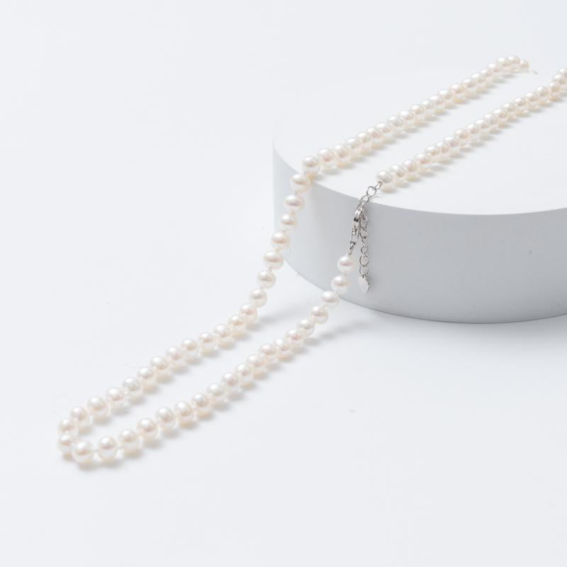 BABY Pearl Necklace ：5-6mm Freshwater Alloy（zpsz037）