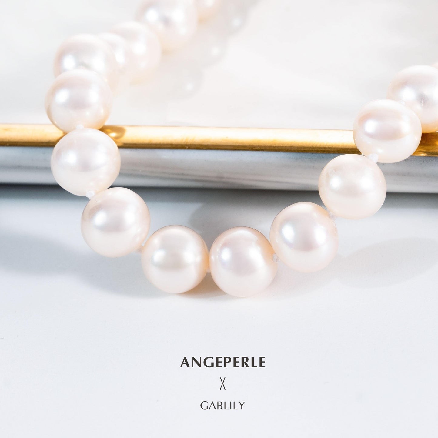 A Gift Dedicated To Mothers All Over The World Gablily White Pearl Necklace: 7.3-8.3mm Freshwater S925 Silver (TSJCY740)