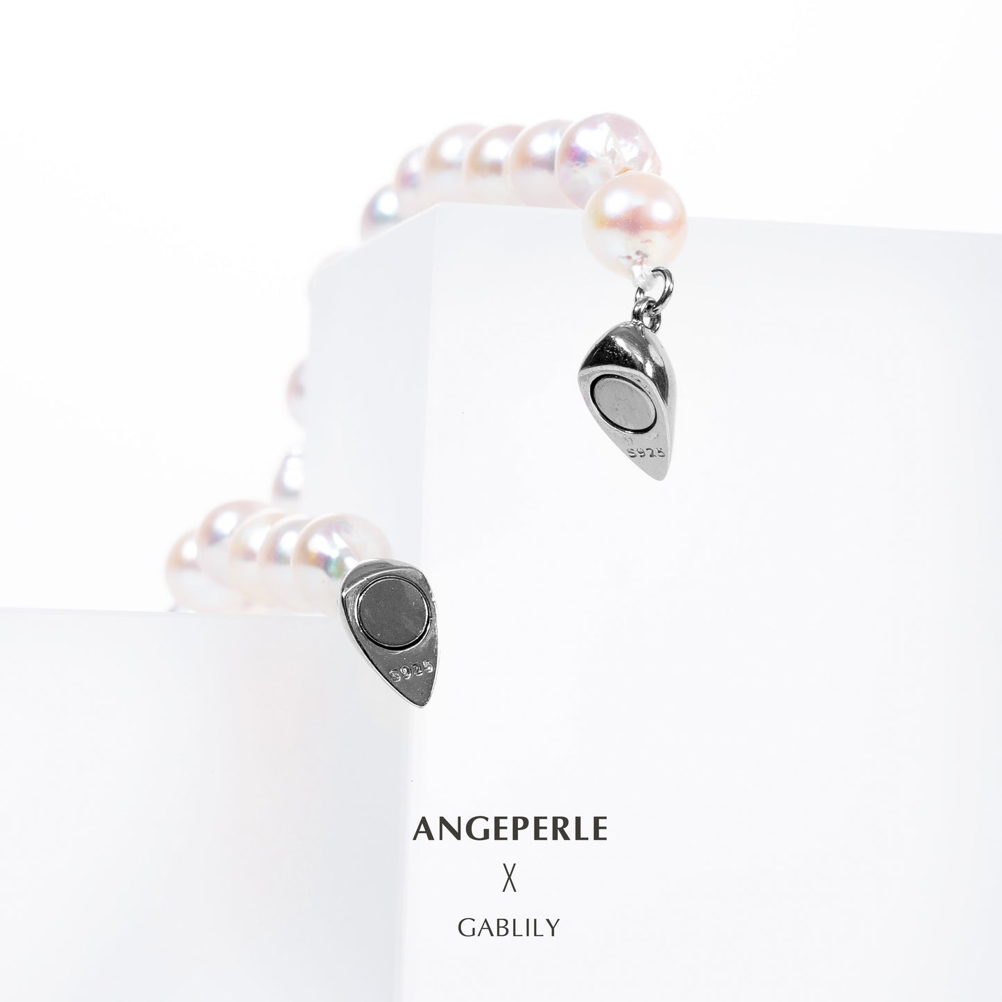 8-9mm Baroque Japanese Akoya Pearl Strand Necklace by ANGEPERLE