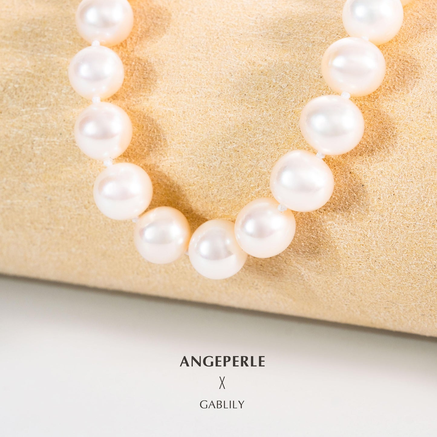 A Gift Dedicated To Mothers All Over The World Gablily White Pearl Necklace: 7.3-8.3mm Freshwater S925 Silver (TSJCY740)