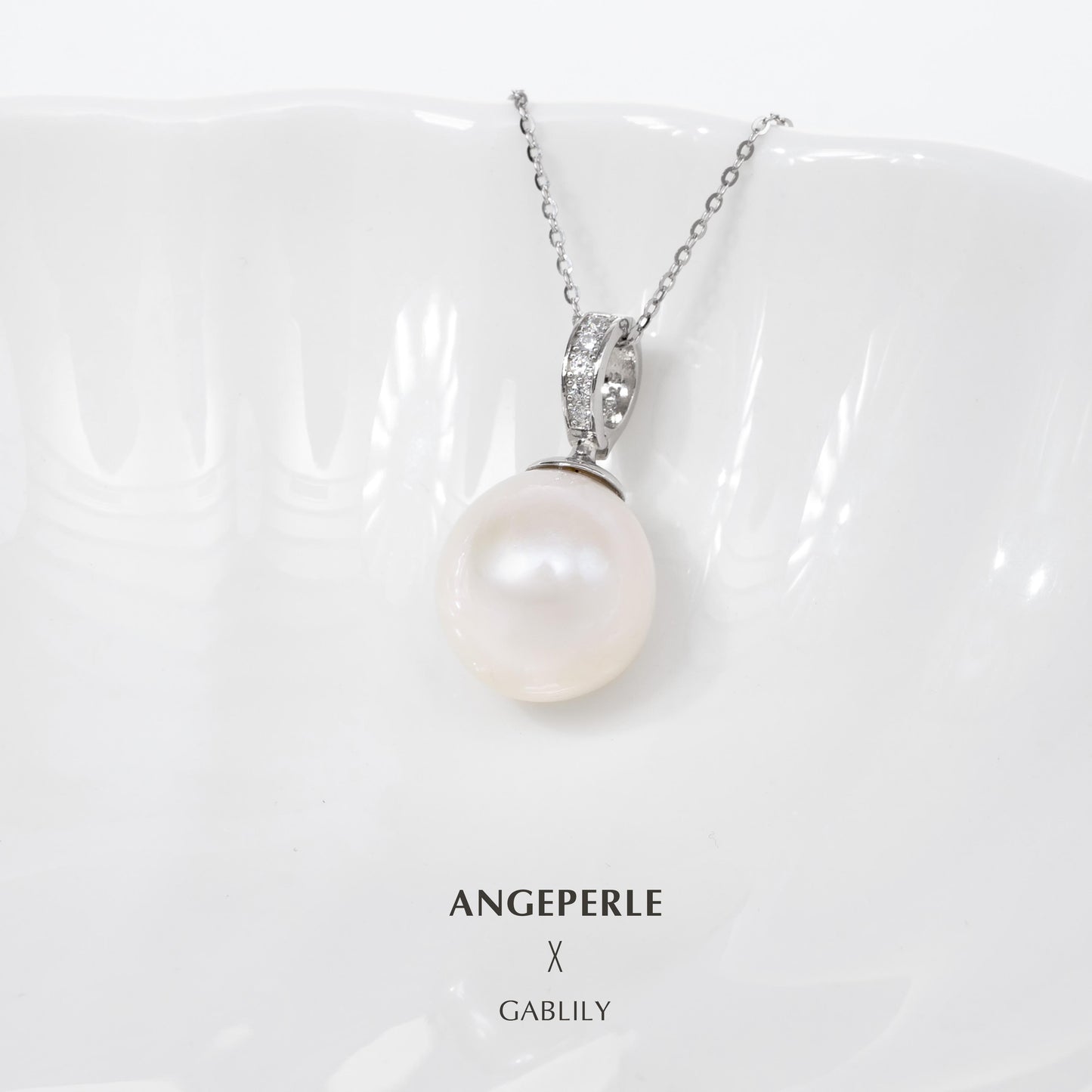 Gablily Pearl Baroque Drop Earrings And Pendant: 12-13/13-14mm Freshwater S925 Silver (zpjcy035)