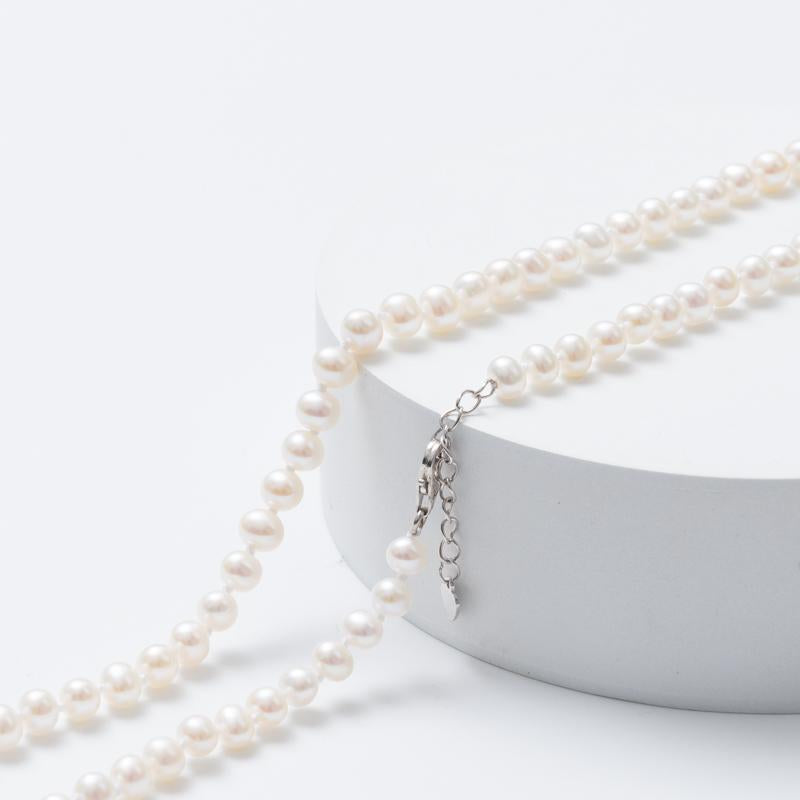 BABY Pearl Necklace ：5-6mm Freshwater Alloy（zpsz037）