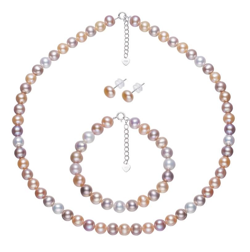 Candy color Freshwater pearl jewelry set