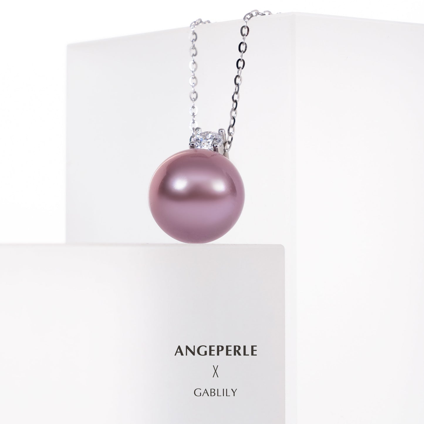 Princess Edison Purple Pearl Pendant Timeless Style: 12-13mm Freshwater S925 Silver (TSJCY787)