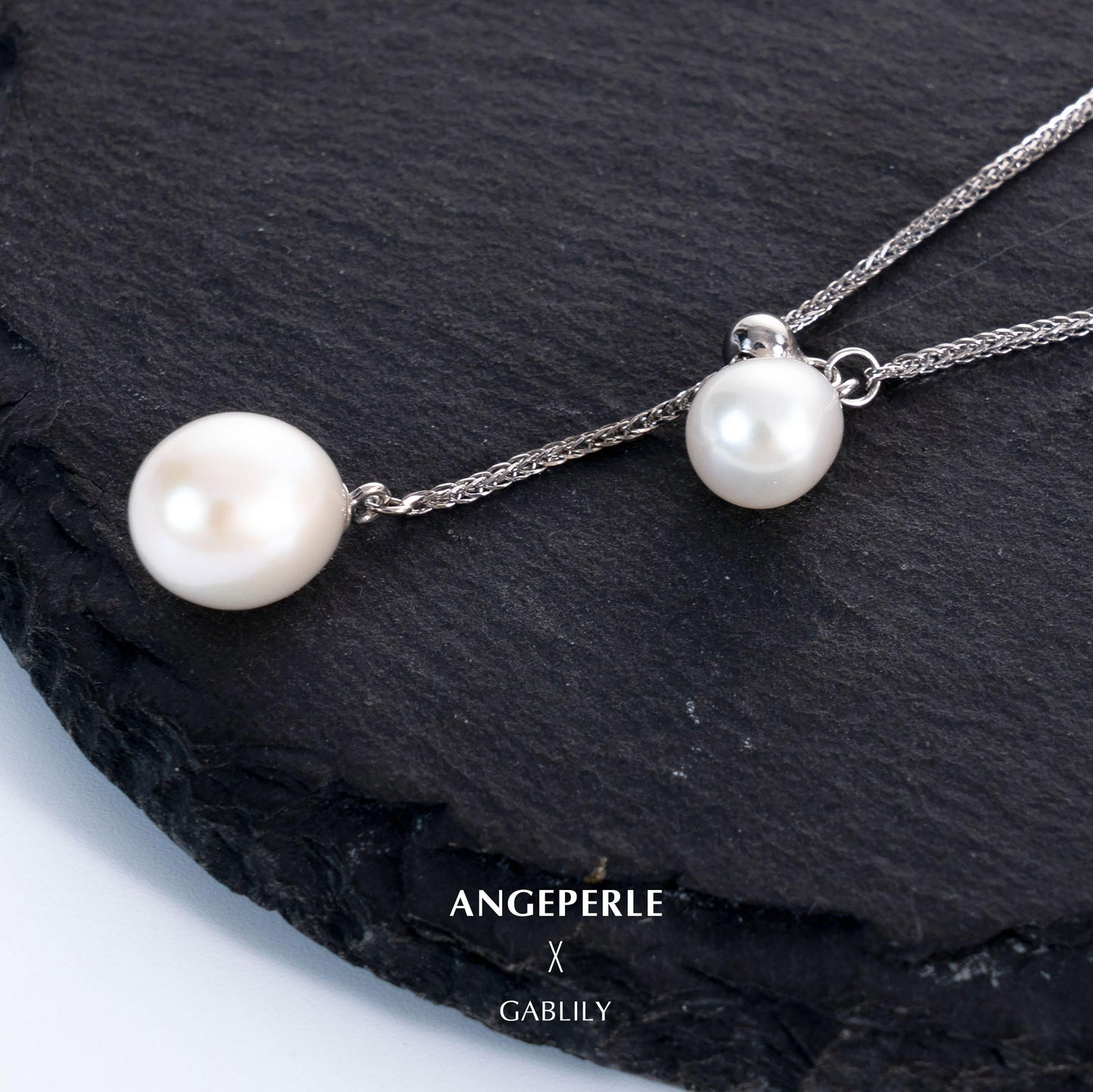 Y-shaped Pearl Pendant With Earrings And Scarf Teardrop Shaped Pearls: 6-10mm Freshwater S925 Silver (TSJCY718)