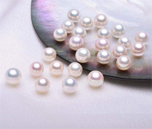 [ New arrival Exclusive possesion] Sakura Gablily ( 1 Pinky Nice luster round White Color 14-15mm Pearl)