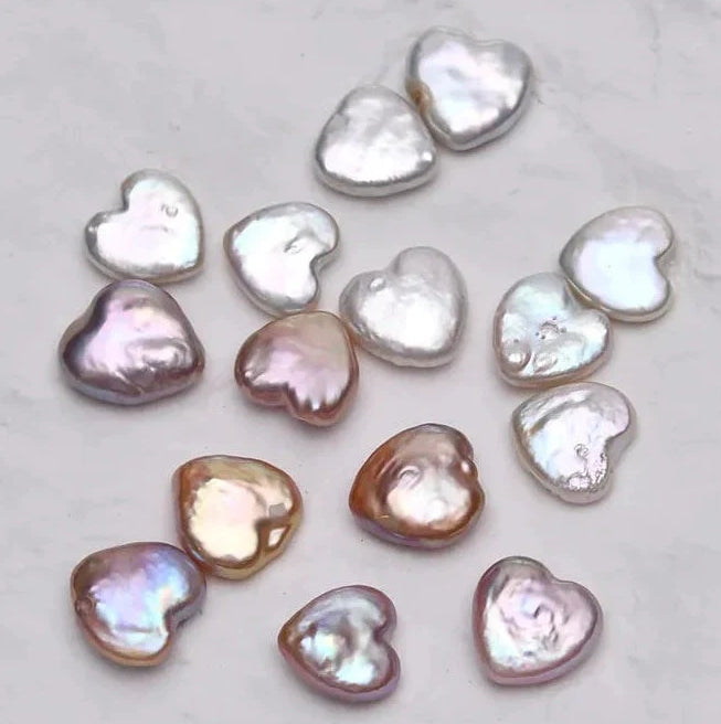 Love Heart (3 Heart Shape Pearls+1 edison)